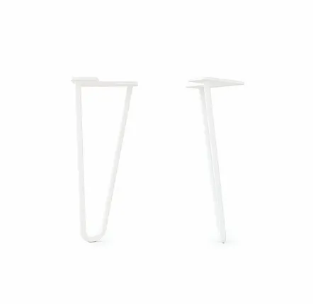 Tables basses - PIED POUR TABLE BASSE OU MEUBLE EN ACIER GEMINI - LOT DE 2 PIEDS - DECO-GEM