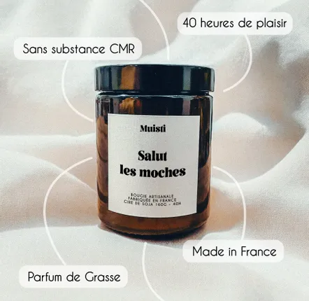 Gifts - Scented Candle - Hello Ugly Ones - White Musk - 160g - MUISTI
