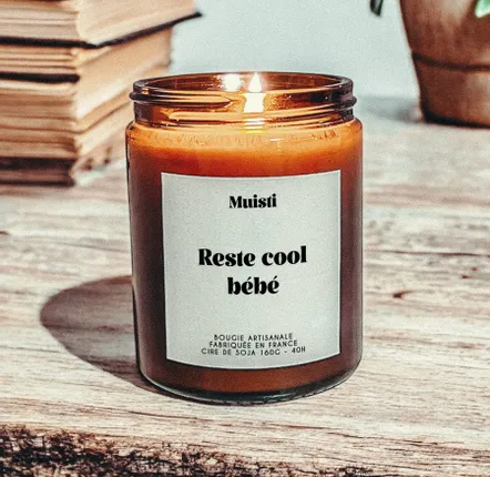 Gifts - Scented Candle - Stay Cool Baby - White Musk - 160g - MUISTI