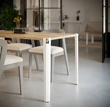 Dining Tables - SAPPHIRE STEEL HIGH TABLE LEG - SET OF 2 LEGS - DECO-GEM
