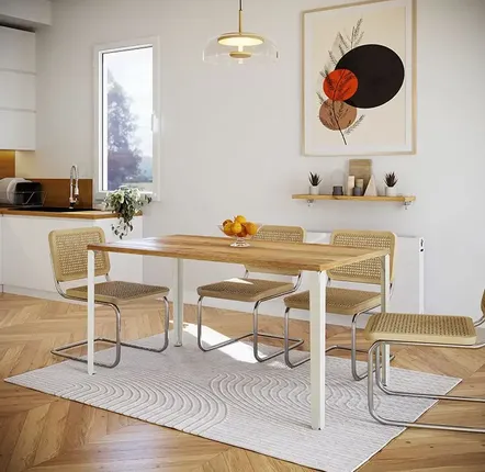 Dining Tables - HIGH JASPER STEEL TABLE LEG - SET OF 2 LEGS - DECO-GEM