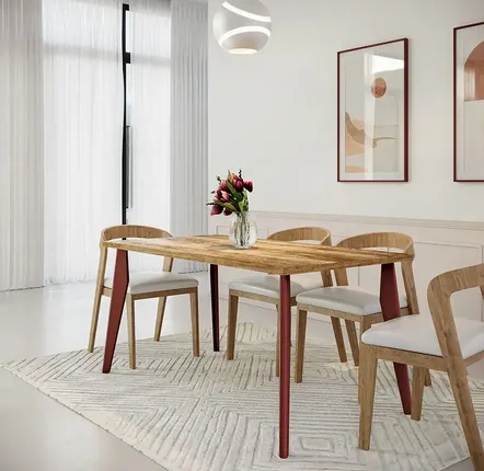 Dining Tables - OPAL STEEL HIGH TABLE LEG - SET OF 2 LEGS - DECO-GEM
