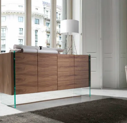 Mobilier et rangements pour bureau - Buffet en noyer - ANGEL CERDÁ