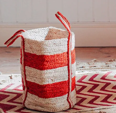 Shopping baskets - Round jute baskets - MAISON BENGAL