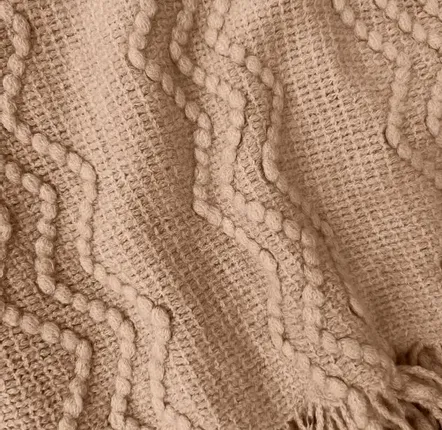 Throw blankets - Blanket Marilyn ,130x170cm,beige - DILIOS