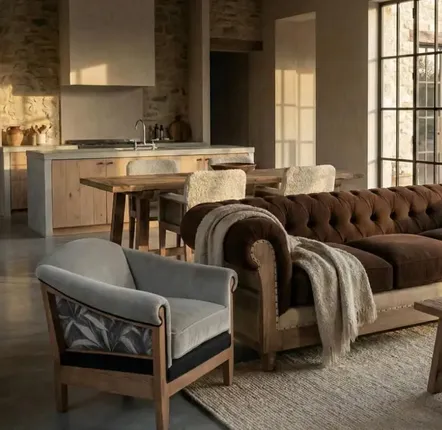 Canapés pour collectivités - Chesterfield Essence Autunno |Canapé et fauteuil - CREARTE COLLECTIONS