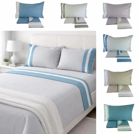 Linge de lit - SORRENTO double bed sheet set - CLOE HOME