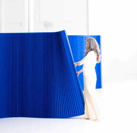 Aménagements pour bureau - softwall papier | cloison flexible autoportante - MOLO