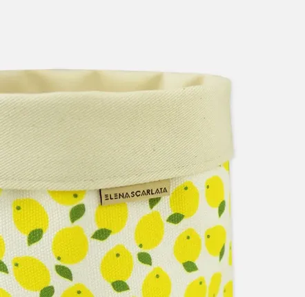 Food storage - Lemon bread basket - ELENA SCARLATA