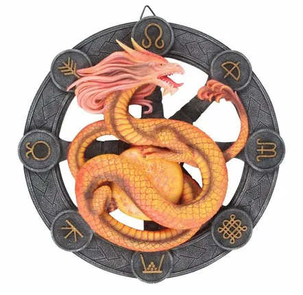 Panneaux séparateurs - Plaque murale en résine Litha Dragon par Anne Stokes - SOMETHING DIFFERENT WHOLESALE EUROPE BV