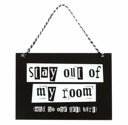 Panneaux séparateurs - Panneau « Ne pas entrer dans ma chambre » - SOMETHING DIFFERENT WHOLESALE EUROPE BV
