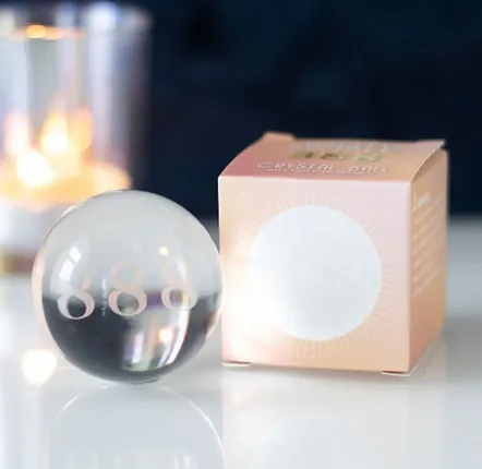 Guirlandes et boules de Noël - Boule de cristal numéro 888 des anges - SOMETHING DIFFERENT WHOLESALE EUROPE BV