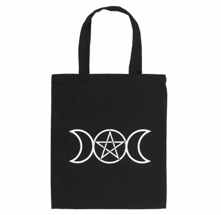 Bags and backpacks - Triple Moon Polycotton Tote Bag - SOMETHING DIFFERENT WHOLESALE EUROPE BV
