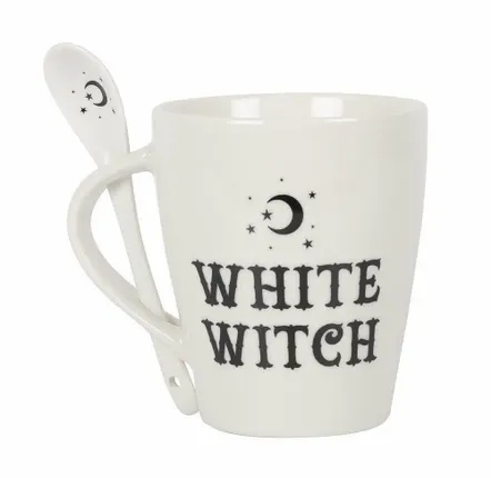 Tasses et mugs - Ensemble tasse et cuillère Sorcière Blanche - SOMETHING DIFFERENT WHOLESALE EUROPE BV