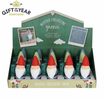 Ornements - Gnome météorologue en terre cuite - SOMETHING DIFFERENT WHOLESALE EUROPE BV