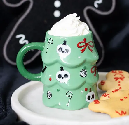 Tasses et mugs - Mug sapin de Noël effrayant - SOMETHING DIFFERENT WHOLESALE EUROPE BV