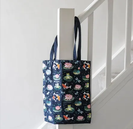 Bags and backpacks - Pond Print Polycotton Tote Bag - SOMETHING DIFFERENT WHOLESALE EUROPE BV