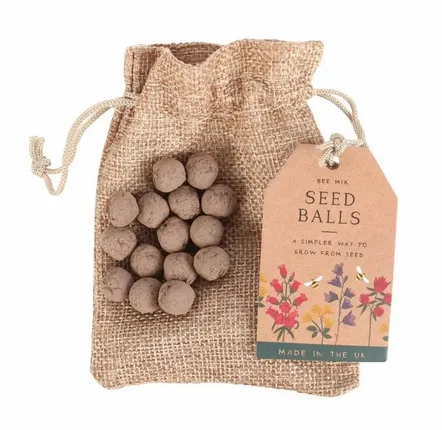 Garden accessories - 24 Garden Seed Balls in a Bag - SOMETHING DIFFERENT WHOLESALE