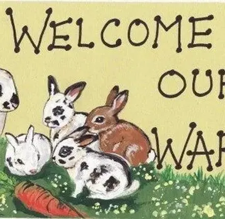 Panneaux séparateurs - Bienvenue sur notre panneau souriant Warren - SOMETHING DIFFERENT WHOLESALE EUROPE BV