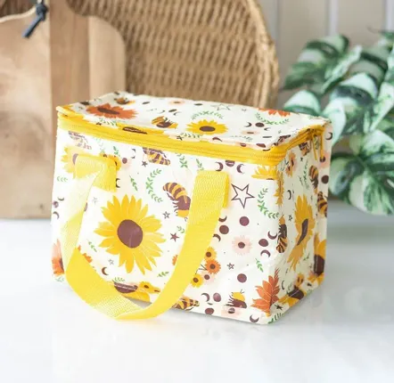 Bags and backpacks - Bee Radiant Print Lunchbag - SOMETHING DIFFERENT WHOLESALE