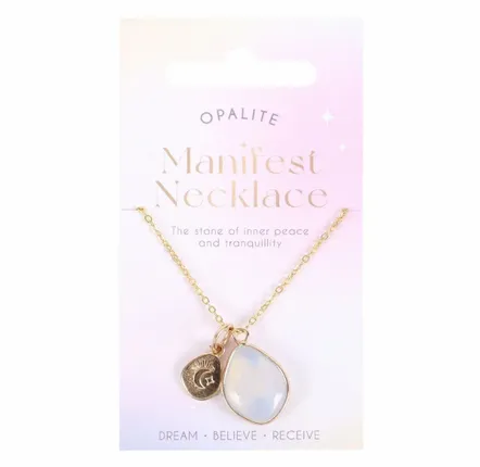 Jewelry - Opalite Manifestation Necklace - SOMETHING DIFFERENT WHOLESALE EUROPE BV