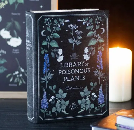 Storage boxes - Library of Poisonous Plants Book Shaped Storage Box - SOMETHING DIFFERENT WHOLESALE EUROPE BV