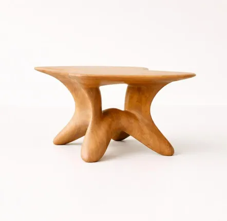 Tables basses - Selene | Table Basse Sculptée | Chêne Européen Massif - NEXART