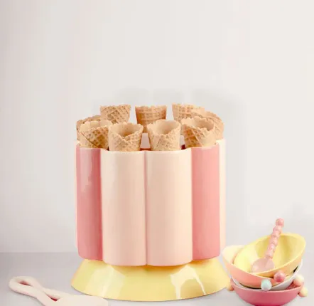 Bowls - CAROSELLO - Large Bowl / Tray for icecream and wafer cones - ELEIT.IT