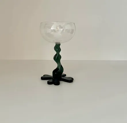 Verre à pied - Verrerie du Val de Pôme