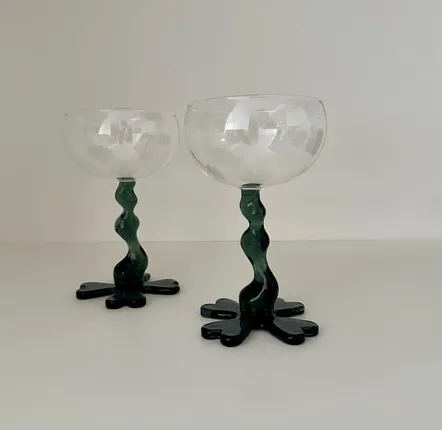 Verres à pied - Sadé II - Smoke - SEI KWALI