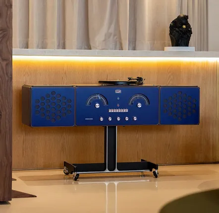 Acoustic solutions - radiofonografo blue - BRIONVEGA