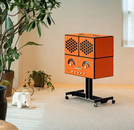 Acoustic solutions - radiofonografo orange - BRIONVEGA