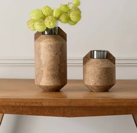 Candlesticks and candle holders - Vase for flower -marble TOUCANA PHOTOPHORE - OOUMM