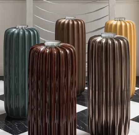 Decorative objects - Orionetta Tall Ceramic Tealight Holder - OOUMM