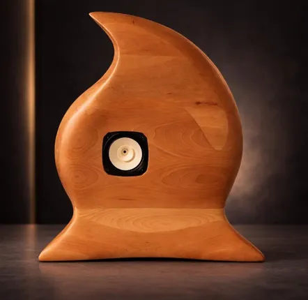Speakers and radios - Hype | Sculpted Cherry BLH Loudspeaker - NEXART