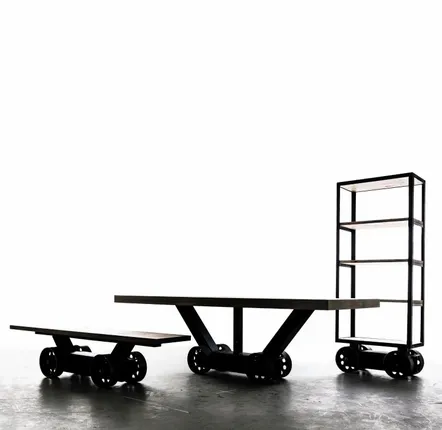 Banquettes pour collectivités - Industrial steel bench - STURDY-LEGS