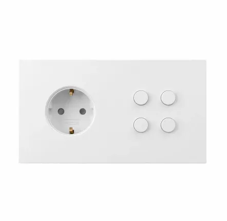 Recessed lighting - LIGHT AND BUTTON | ROUND BUTTON - FEDE