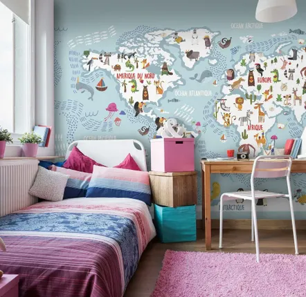Tapisseries - Papier peint panoramique Wonderful Planet - LE PAPIERS DE NINON