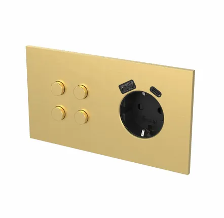 Recessed lighting - LIGHT AND BUTTON | ROUND BUTTON - FEDE