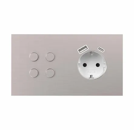 Recessed lighting - LIGHT AND BUTTON | ROUND BUTTON - FEDE