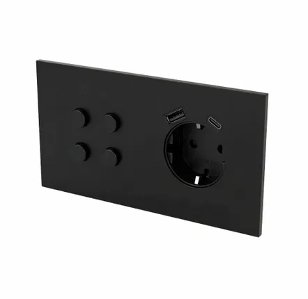 Recessed lighting - LIGHT AND BUTTON | ROUND BUTTON - FEDE