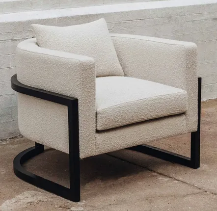 Fauteuils pour collectivités - JULIUS Fauteuil Salon, pied bois massif, assise tissus, option COM - DUISTT