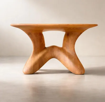 Coffee tables - Selene | Sculpted Coffee Table| European Oak Wood - NEXART