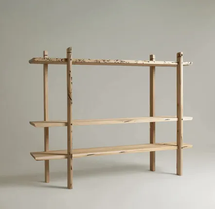 Bookshelves - Pontile | Modular Bookcase in Reclaimed Venetian Bricola - DE ZOTTI & DE BRICOLA