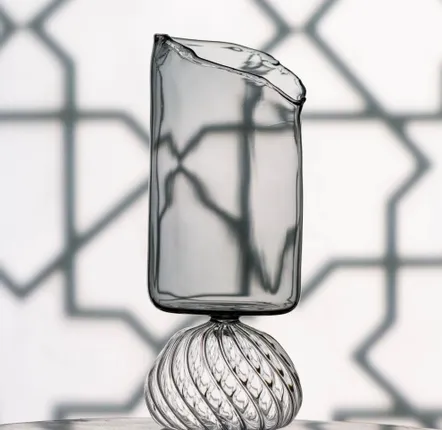 Cristallerie - Vase au charbon - ASMA'S CRAFTS