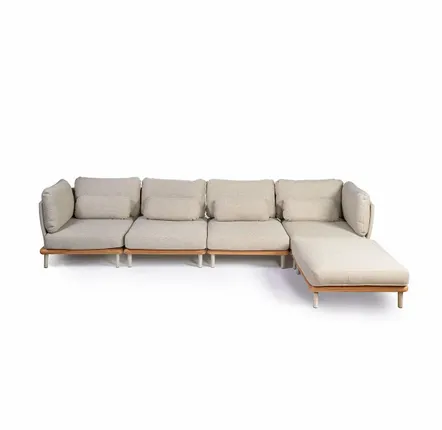 Lawn sofas   - FIJI-1 OUTDOOR SOFA - CRISAL DECORACIÓN