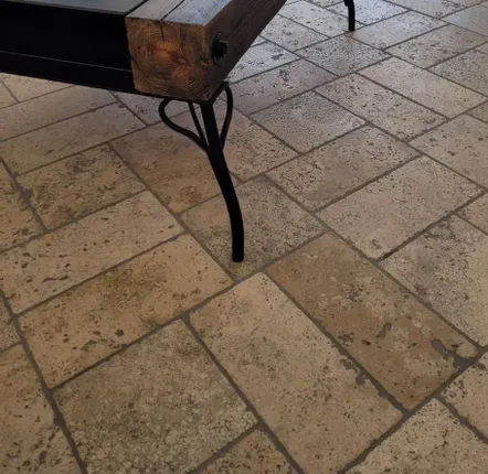 Terraces - Travertino Etrusco Tumbled Tiles - 20x40 cm - SENINI STONE  -NATURAL STONE MADE IN ITALY-