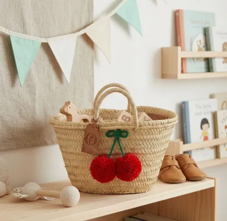 Cadeaux - 02 / Personnalisation Panier Nature Small - ORIGINAL MARRAKECH