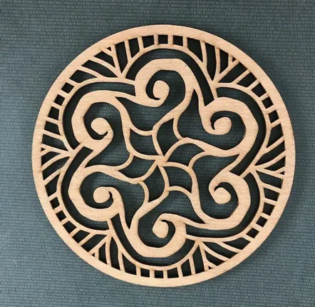 Objets de décoration - Dessous de plat en bois - Breton Spirit - LA COUR DU JUCH