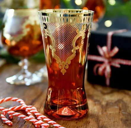 Verres à pied - Incroyable boisson longue durée Angel Red-ard - COMBI POLAND GLASS DECORATOR